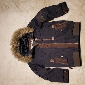 Obermeyer jacket with  faux fur.